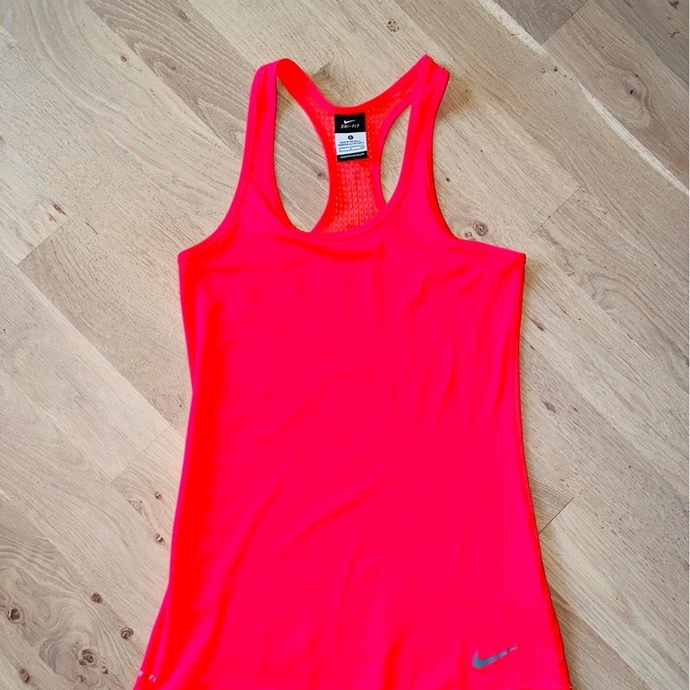 Women’s Hot Pink Nike Dri Racer Back Tank Top